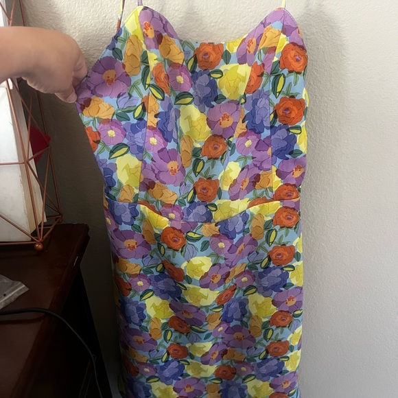 Zara Pants - Floral Strapless Dress
